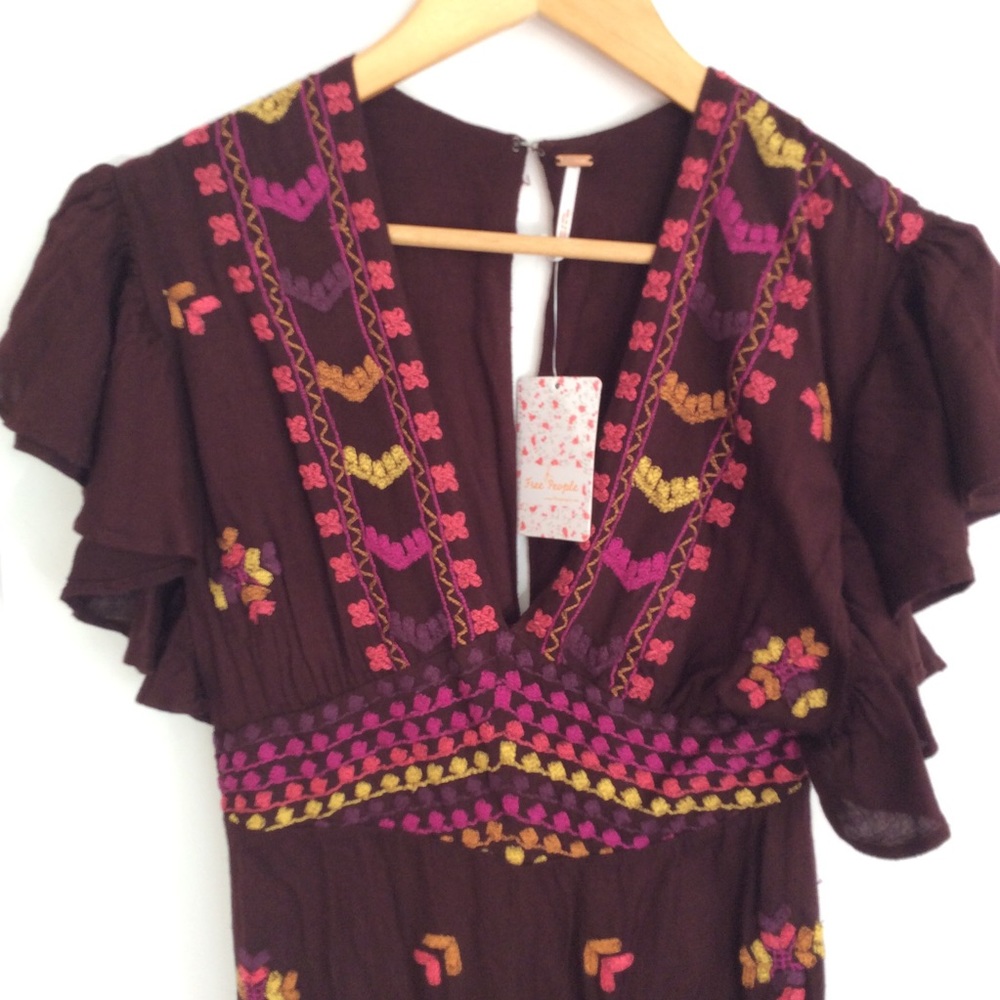 Free People Cleo Jumpsuit Sz 2 - Picture 5 of 6